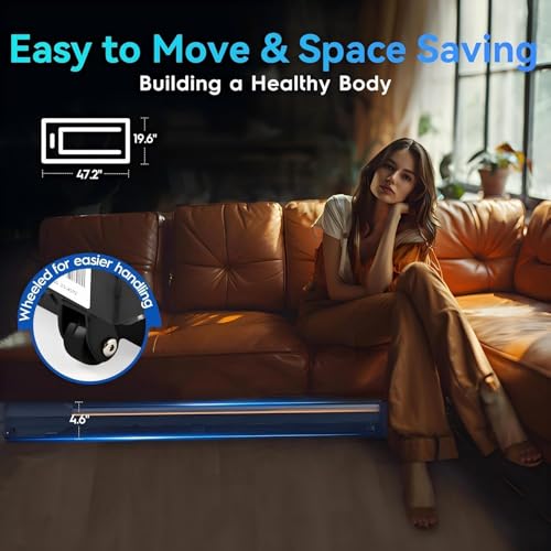 Portable Under Desk Treadmill with Remote Control and LED Display F236
