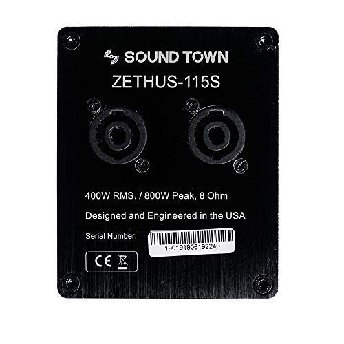 White Line Array Speaker System with 15-inch Subwoofer and Four 2 X 5-inch Speakers X208058