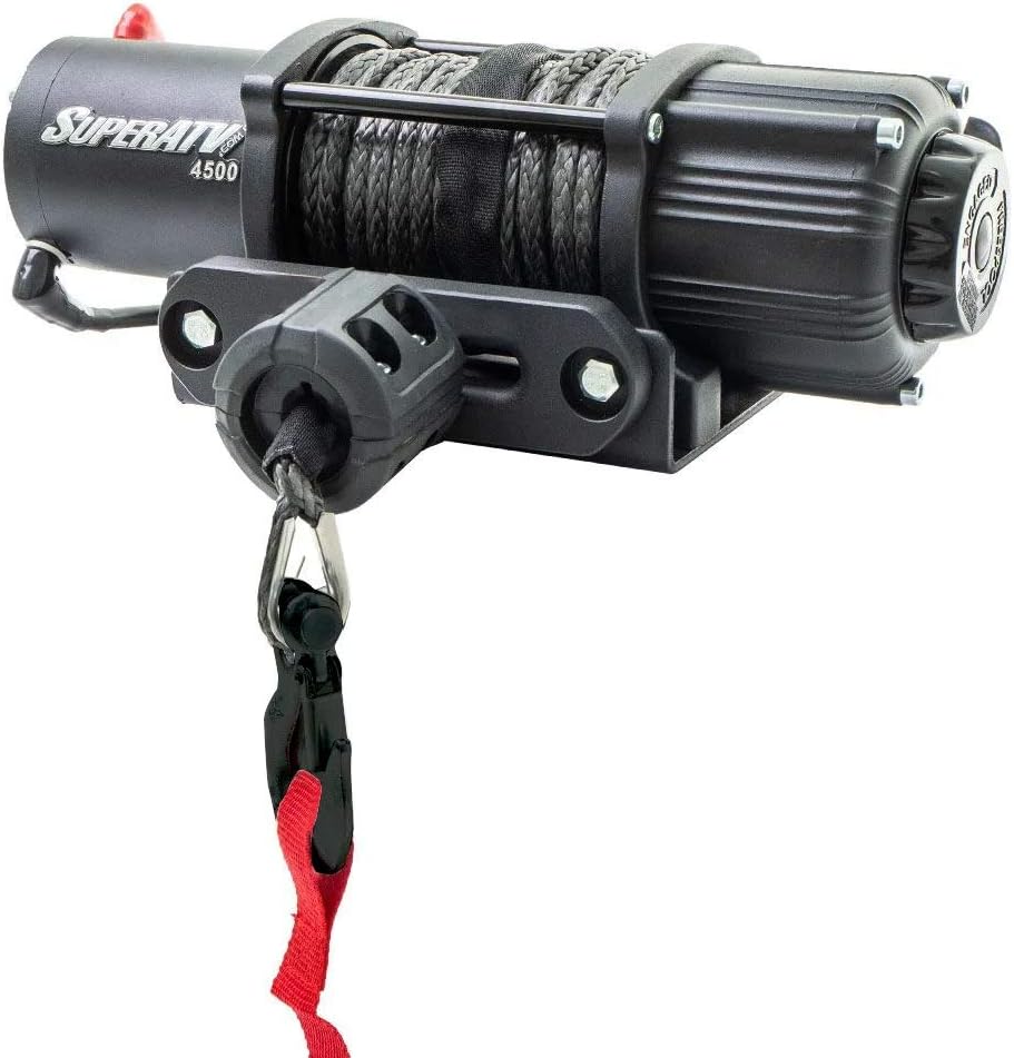 3500 lb Winch with Winch Mounting Plate, 3/16" Steel Plating Y4192