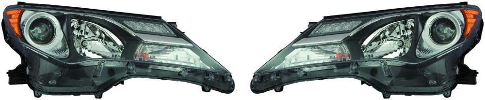 Headlight Assembly for 2013 2014 2015 RAV4 Passenger Side J21042