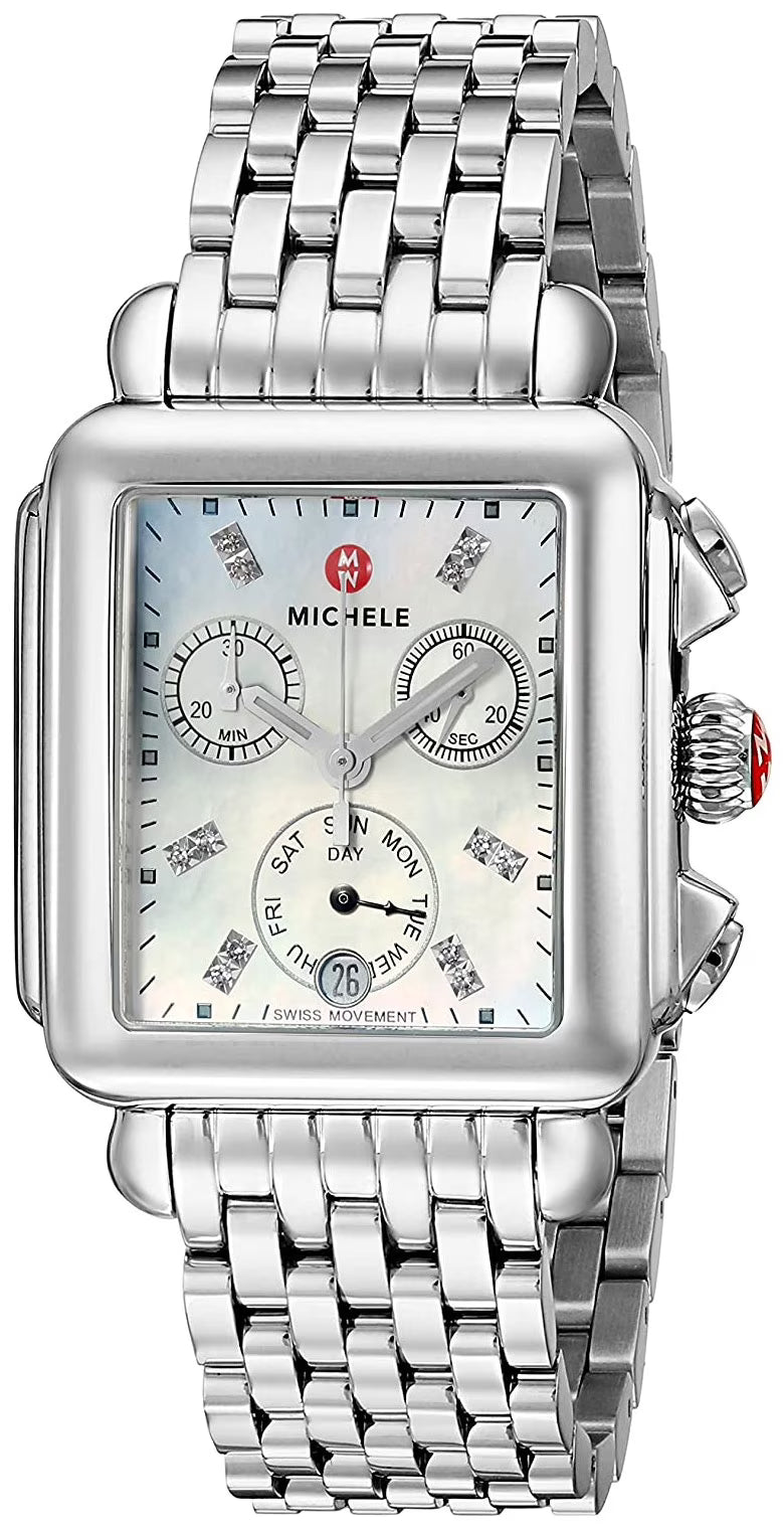 Stainless Steel Chronograph Womens Watch E5304
