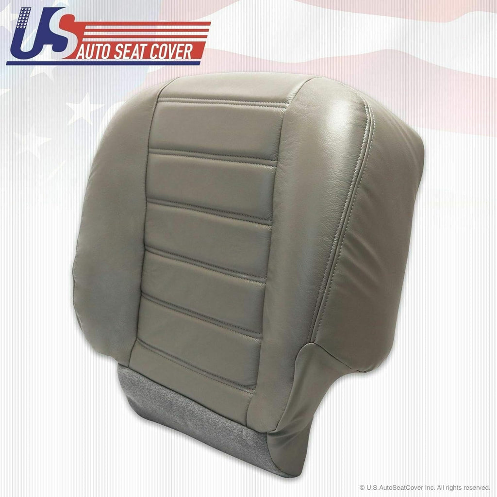 Gray Synthetic Leather Seat Cover Pack of 2 Y913