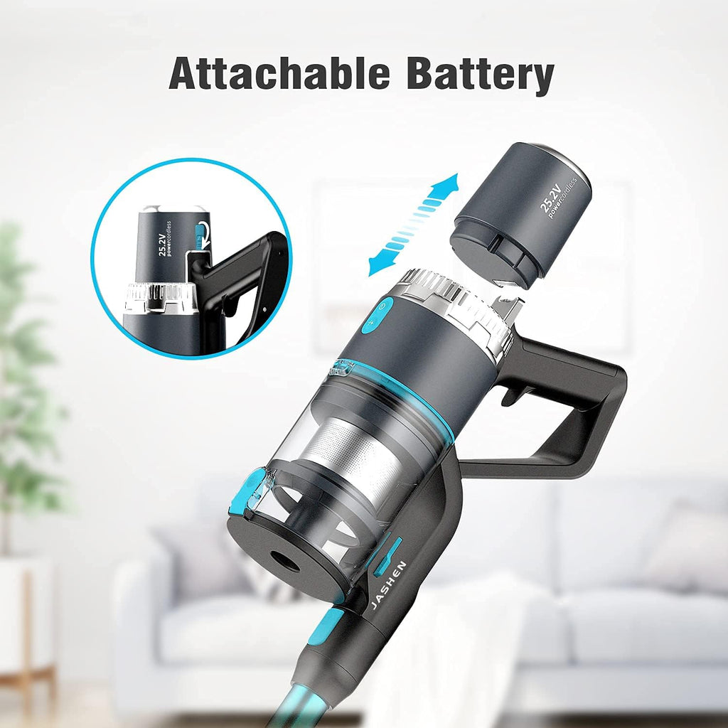 Cordless Vacuum Cleaner with Auto Mode, Lightweight Stick Vacuum, 350W Suction, 4-in-1 U14404