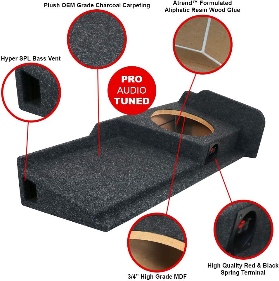 Single 10 Vented Carpeted Subwoofer Enclosure A471048