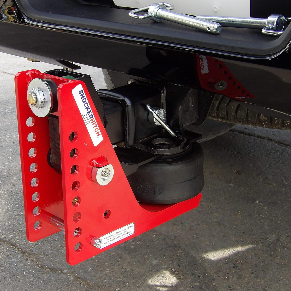 Air Receiver Hitch with Raised Ball Mount, Fits 3" Hitch, 2" Ball, 12000 lbs X574084