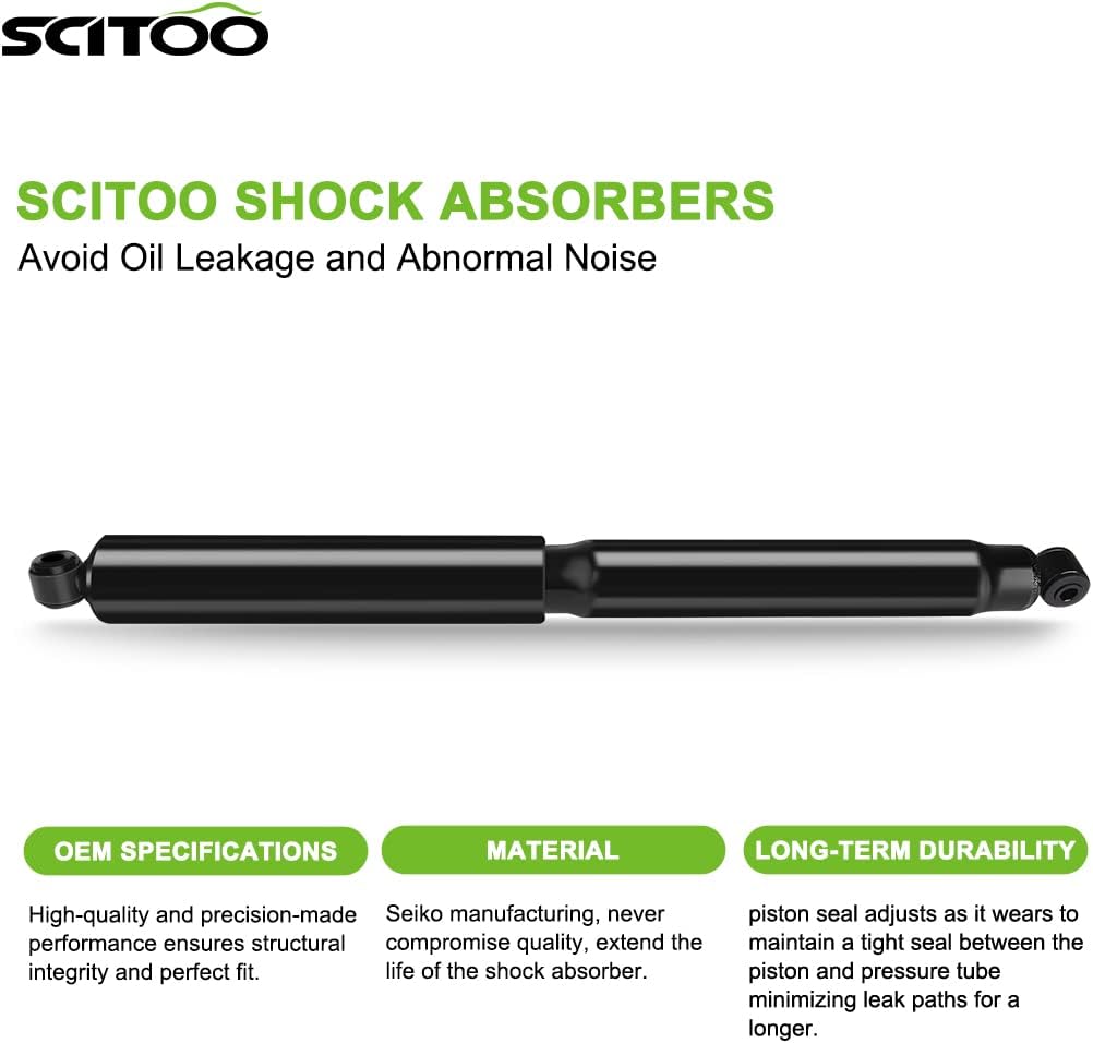 Rear Pair Gas Struts Shock Absorbers, Set of 2 O7132