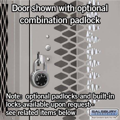 12-in Wide Four Tier Vented Metal Locker T74192