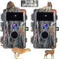 2-Pack 24MP 1296P No Glow Waterproof Trail Cameras F24516