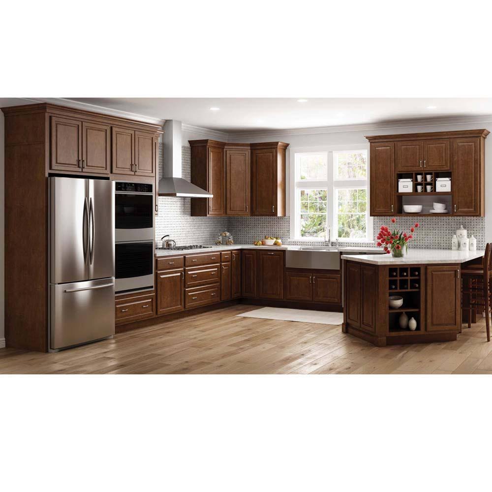 Red Kitchen Cabinet End Panel L94495