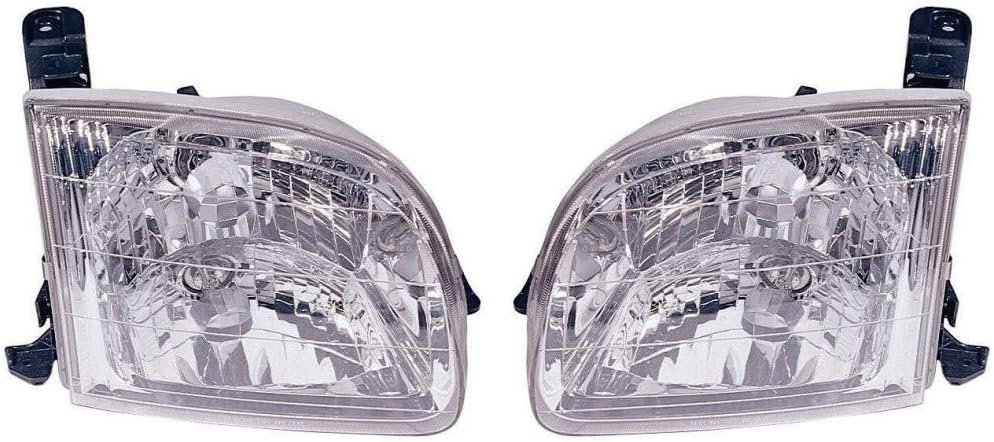 Toyota Tundra Headlight Assembly Pair Driver and Passenger Side B232234