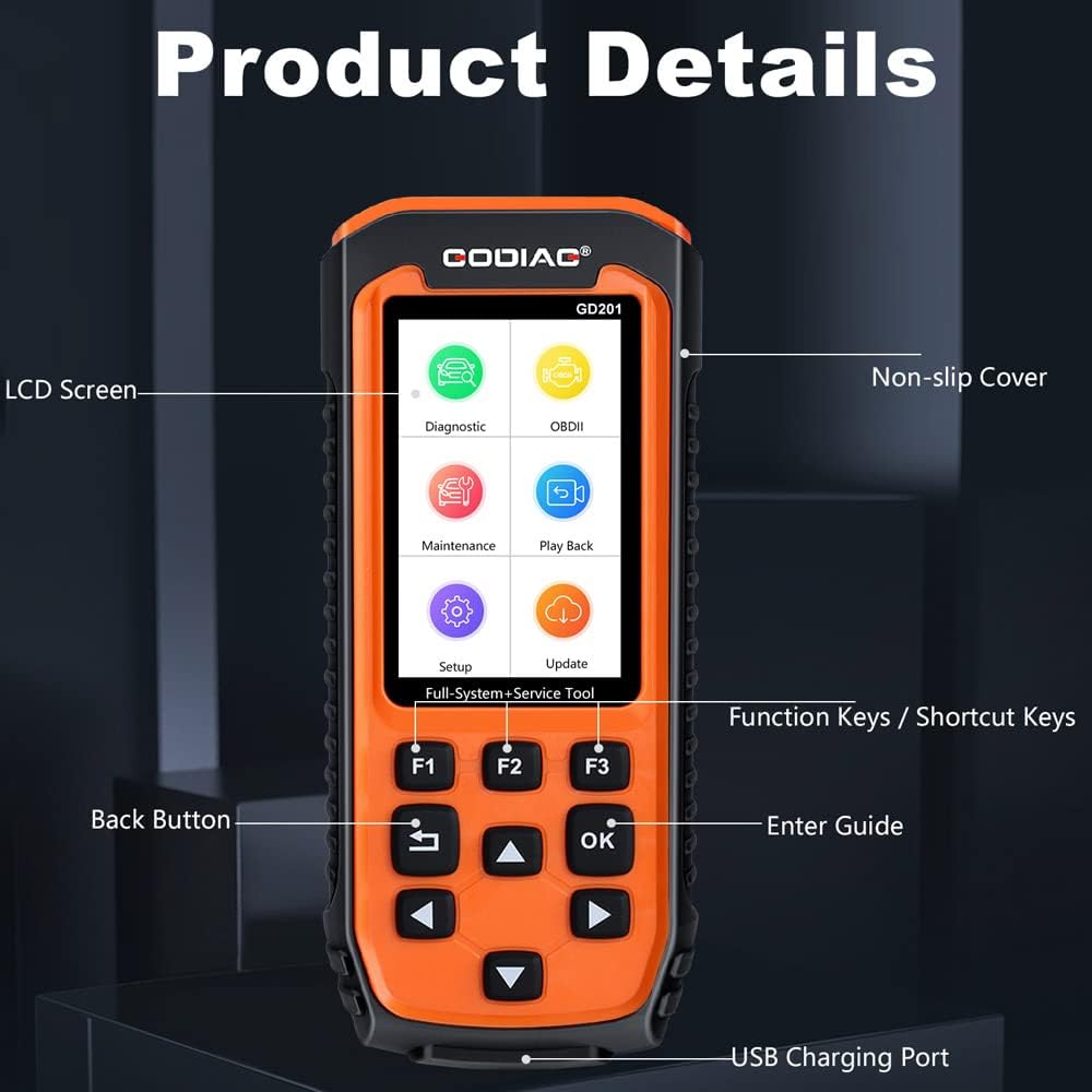 OBD2 Scanner Diagnostic Scan Tool with 29 Reset Service B243