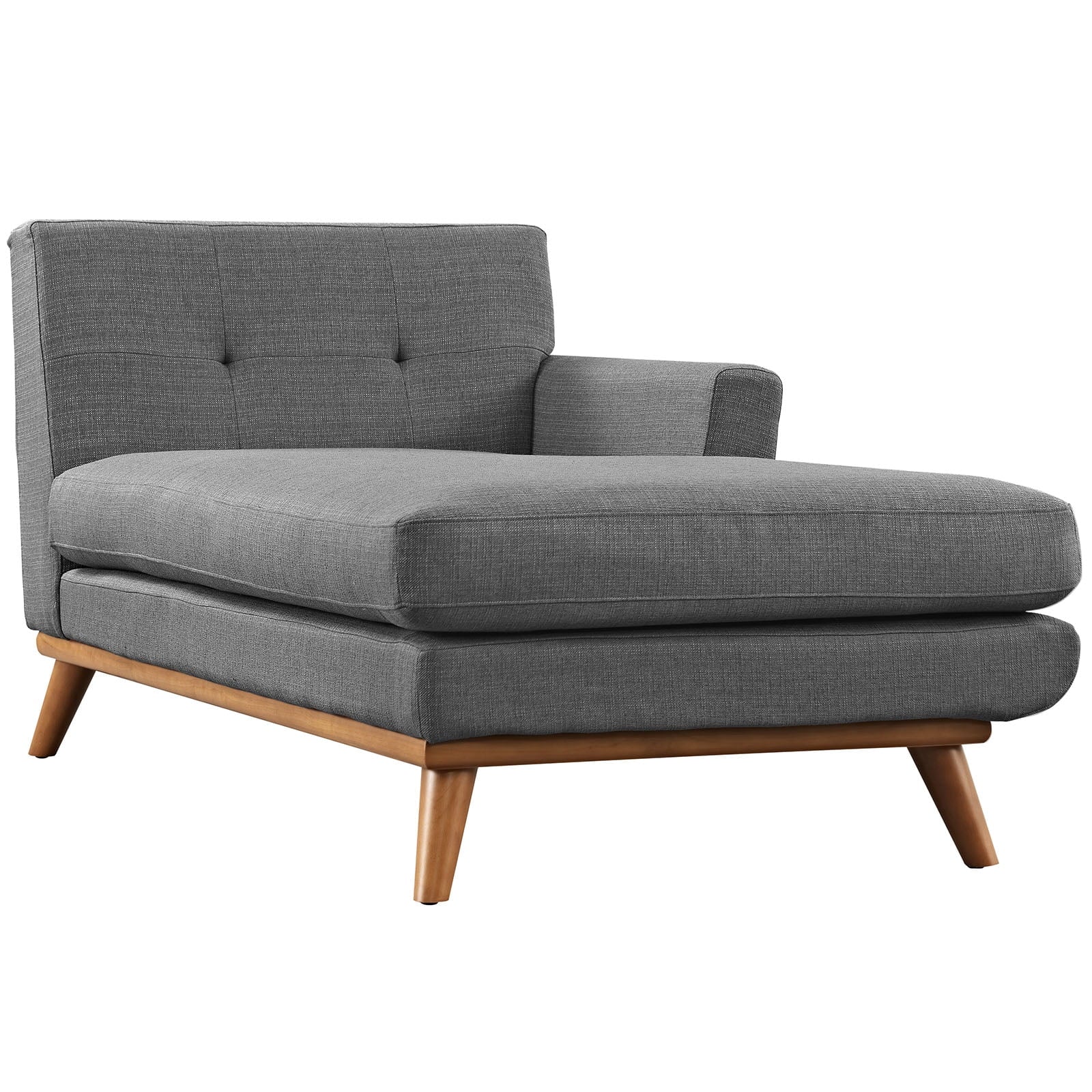 Grey Fabric Right-Arm Chaise A88148