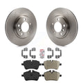 Front Disc Brake Rotors And Semi-Metallic Pads Kit Z822