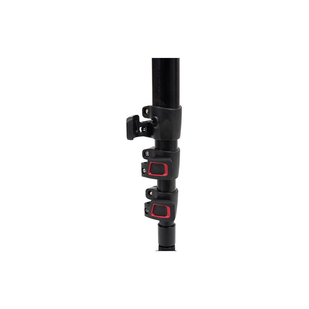 Aluminum Monopod with Pivoting and Lockable Foot Stand Y7143
