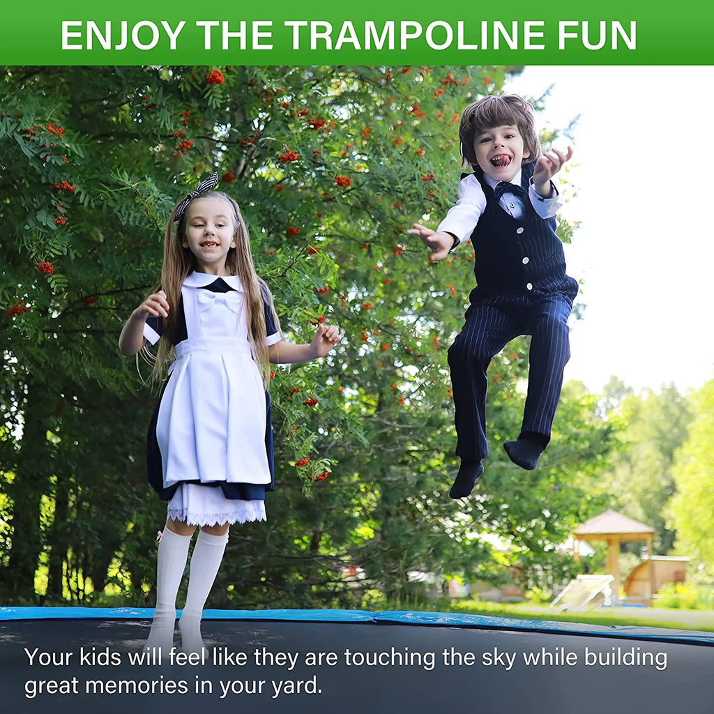 Black Round Waterproof Trampoline Mat D909