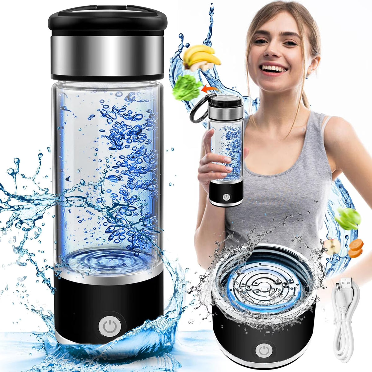 Hydrogen Water Bottle Generator D6261