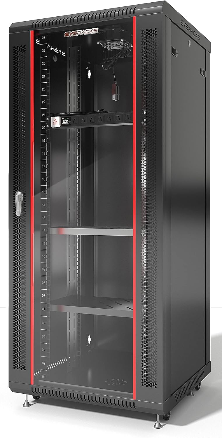 22U Locking Wall Mount Server Rack Cabinet I405