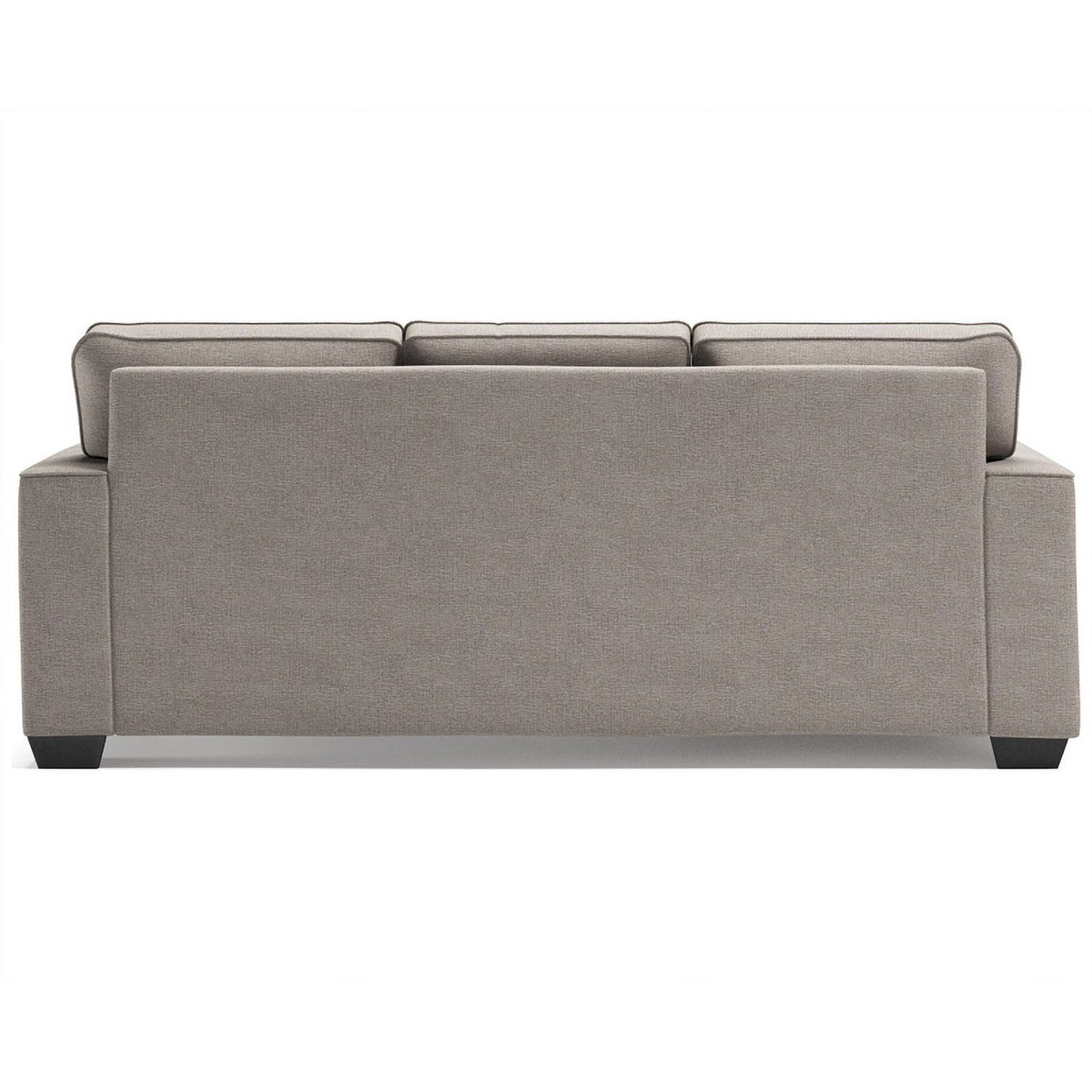 Modern Fabric & Wood Sofa Chaise in Stone Light Gray L6649