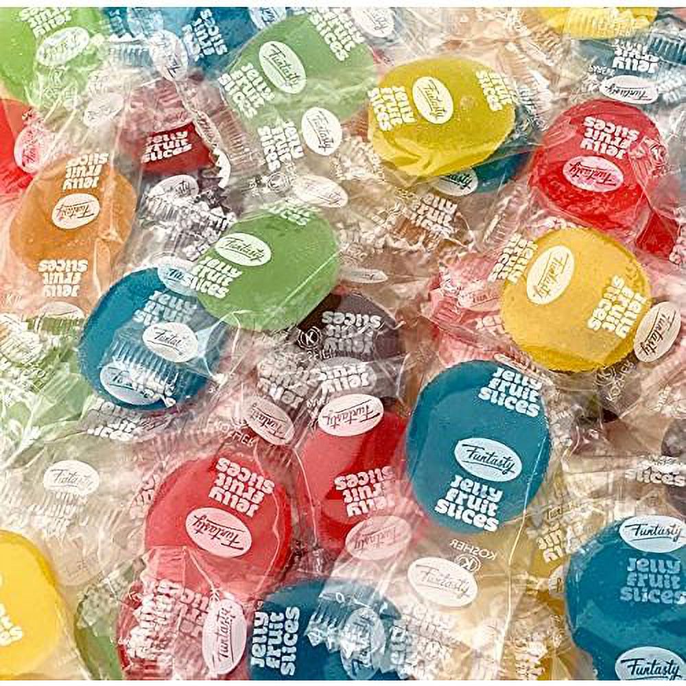 Bulk Pack 2 Pounds Fruit Disk Jelly Patties Candy B49932