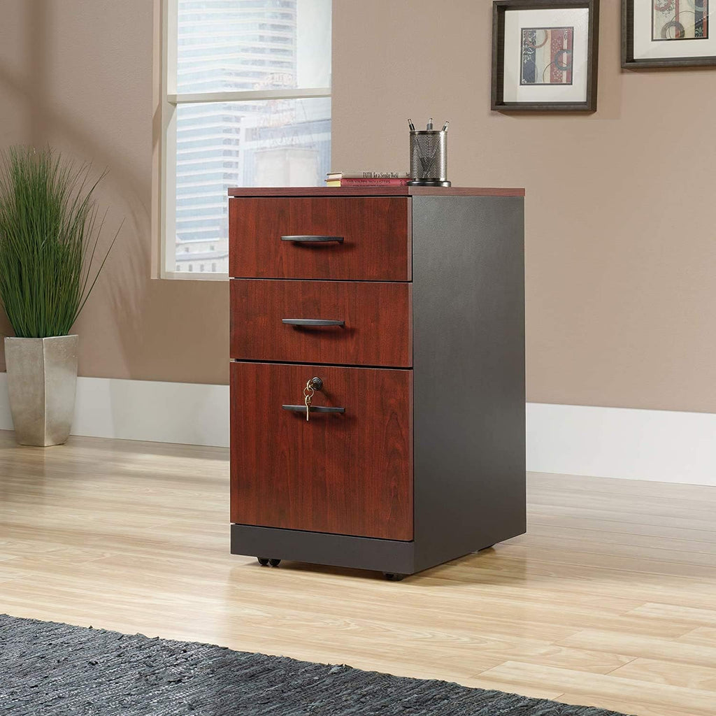 3 Drawer File Storage Cabinet in Classic Cherry D35194