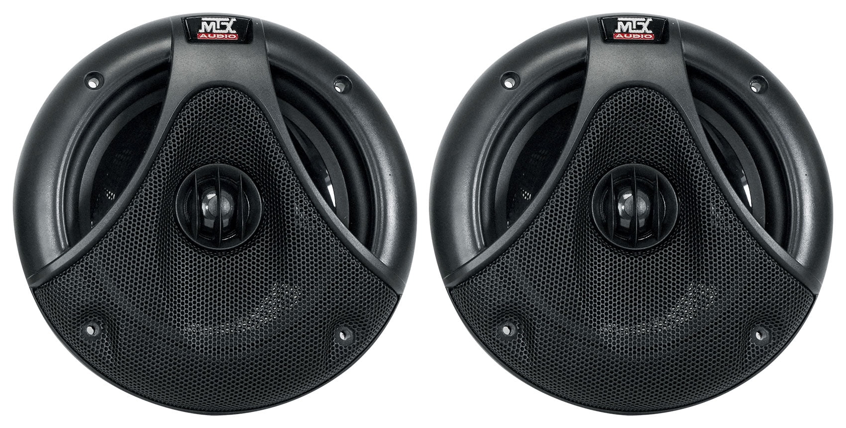 6.5" 150 Watt Black Marine Boat Wakeboard Tower Speakers W2196