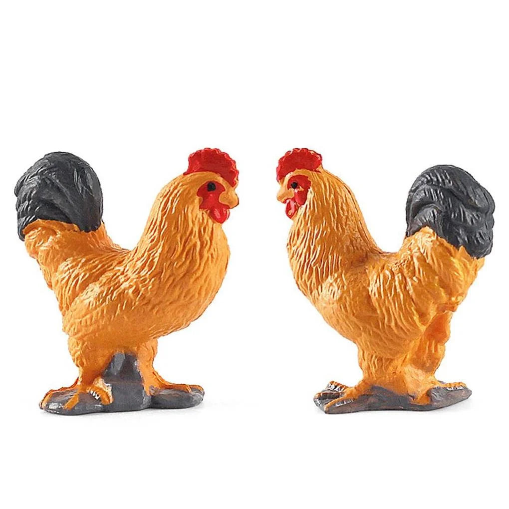 12Pcs Simulation Farm Animals Figurines E813