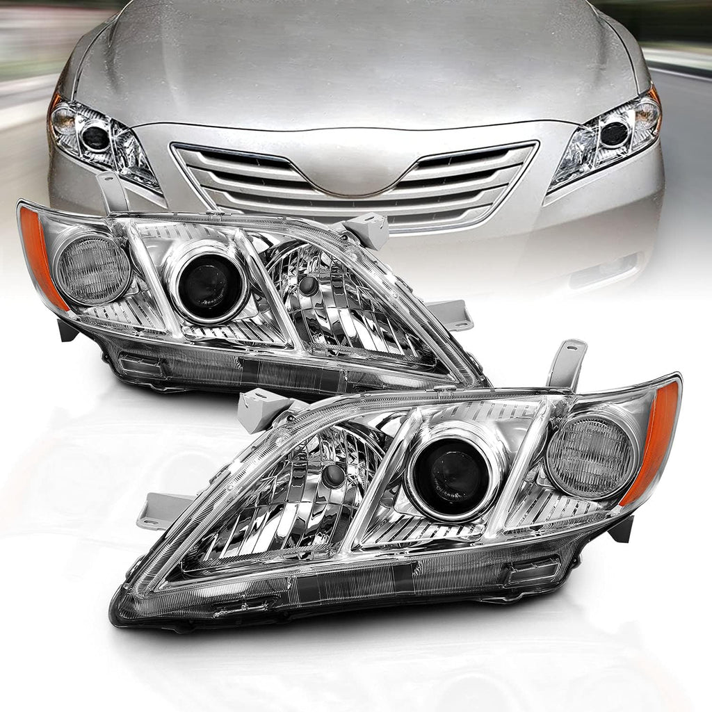 Chrome Projector Replacement Headlight Assembly Pair O513