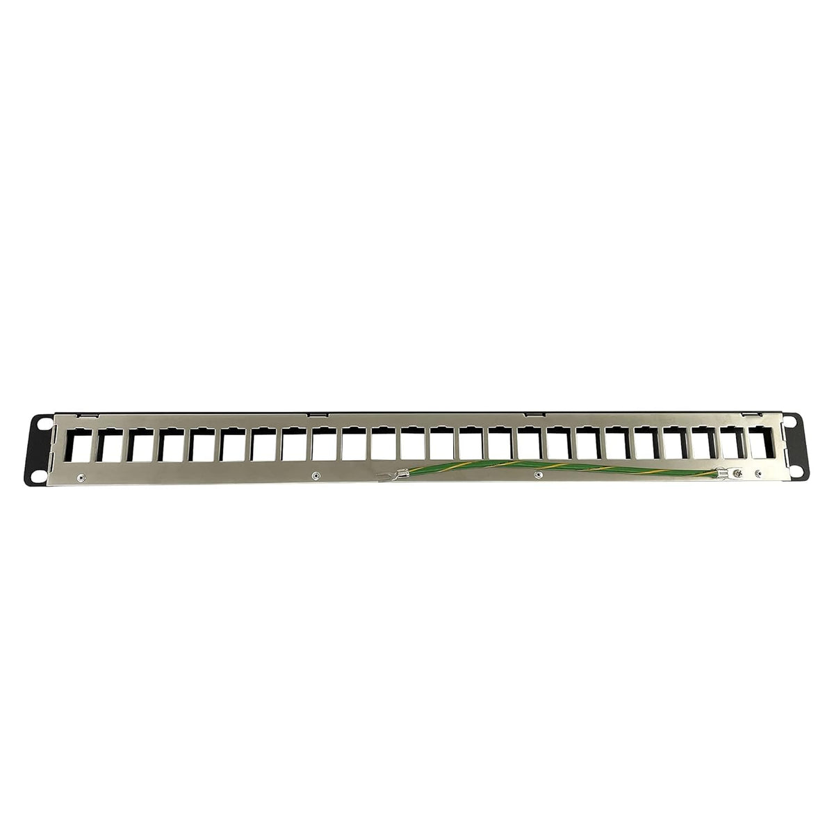 24 Port Blank Keystone 1U Patch Panel, Rack Mount 19 Inch, Pack of 2 F8944