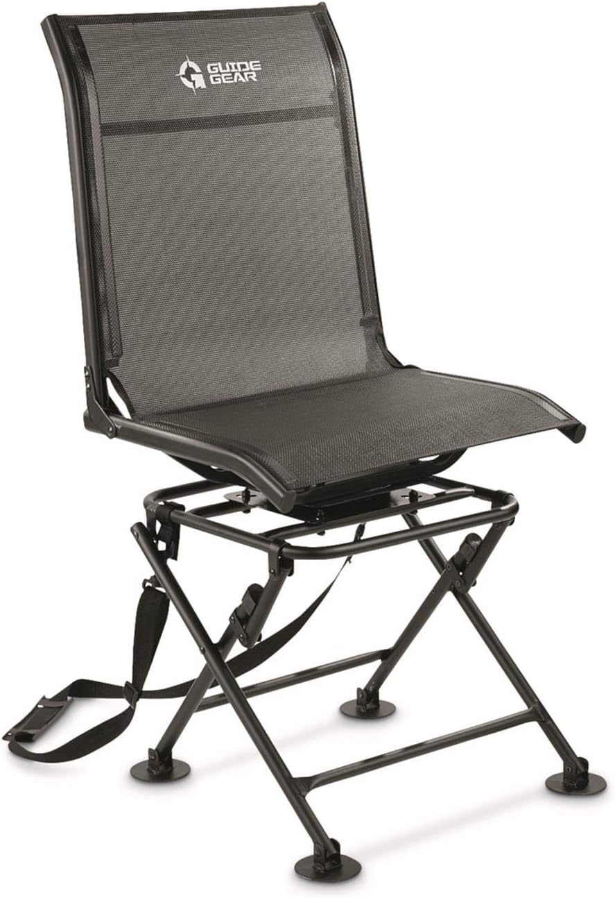 Swivel Hunting Blind Chair with Mesh Seat D46682