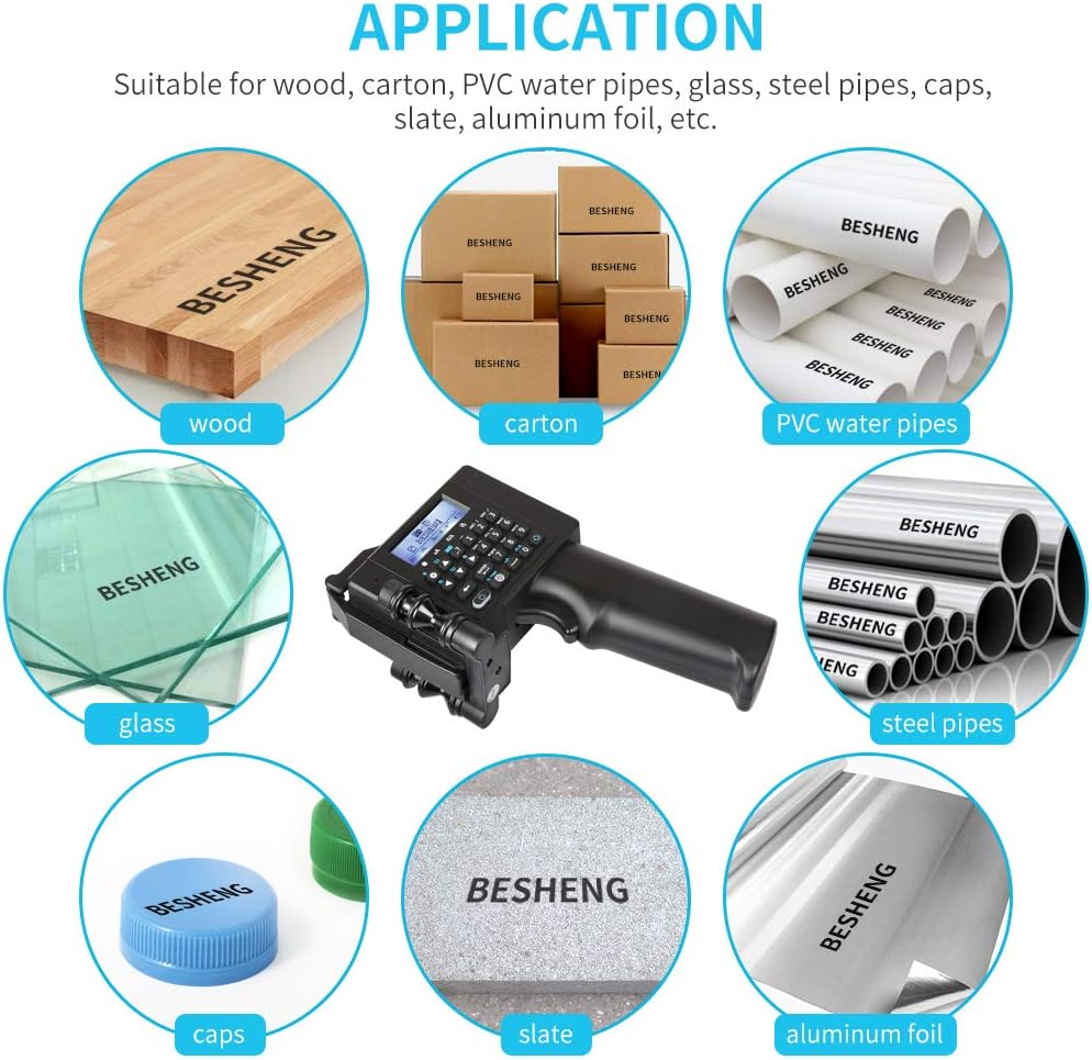 Handheld Inkjet Printer with Quick-Drying Ink Cartridge Z395