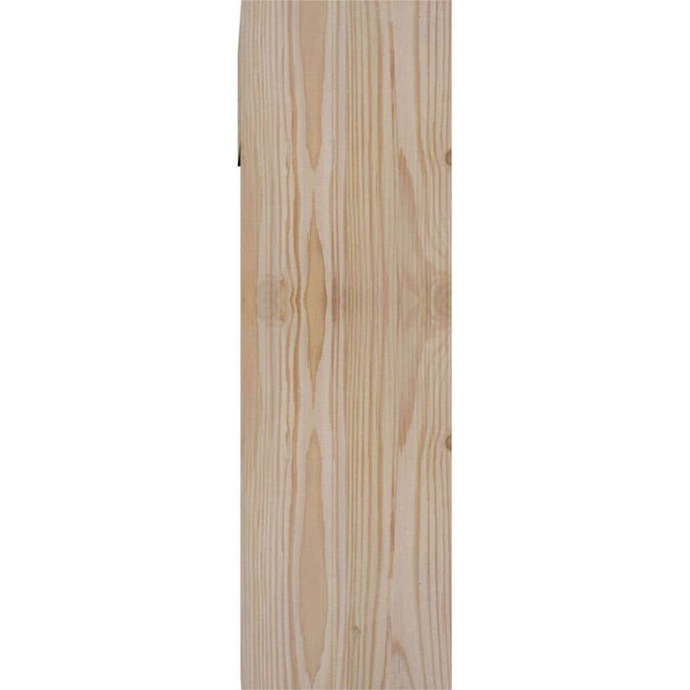 Traditional Block Smooth Bracket with Offset Brace, Douglas Fir I859725