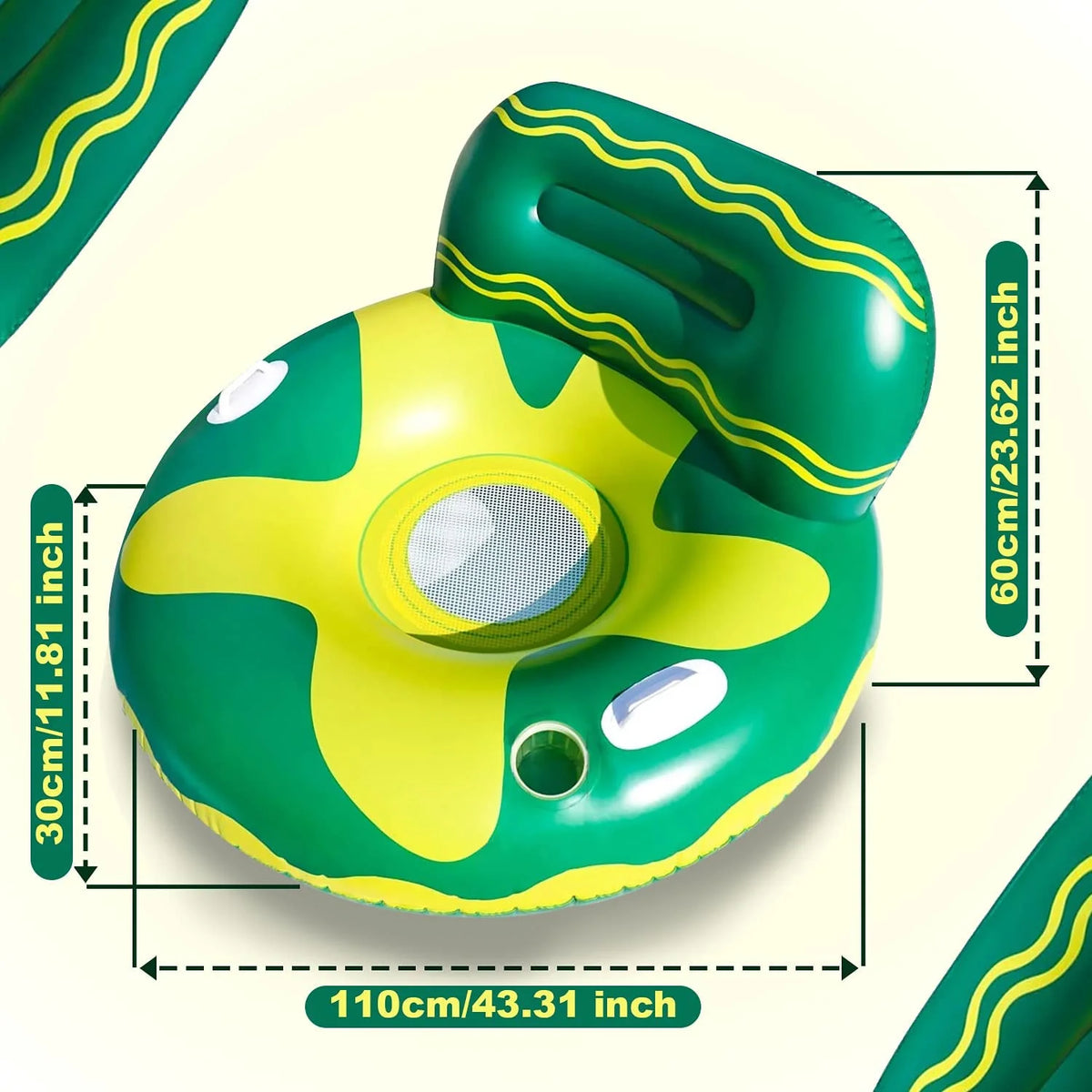 Inflatable Pool Float Lounger Chair W539