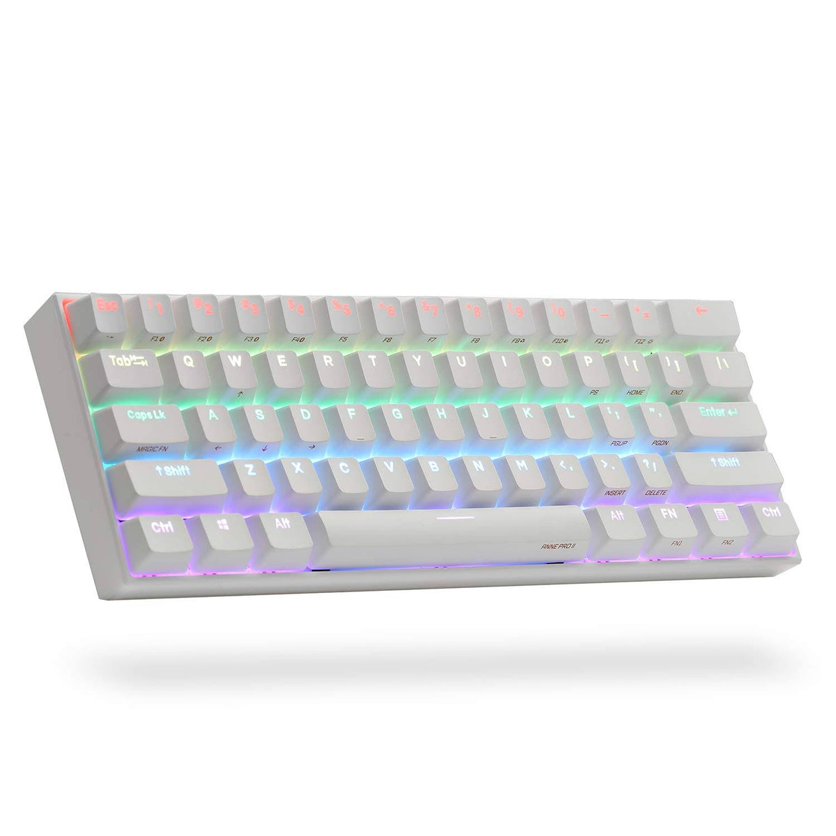 60% Wireless Mechanical Keyboard with True RGB Gateron Brown O93761