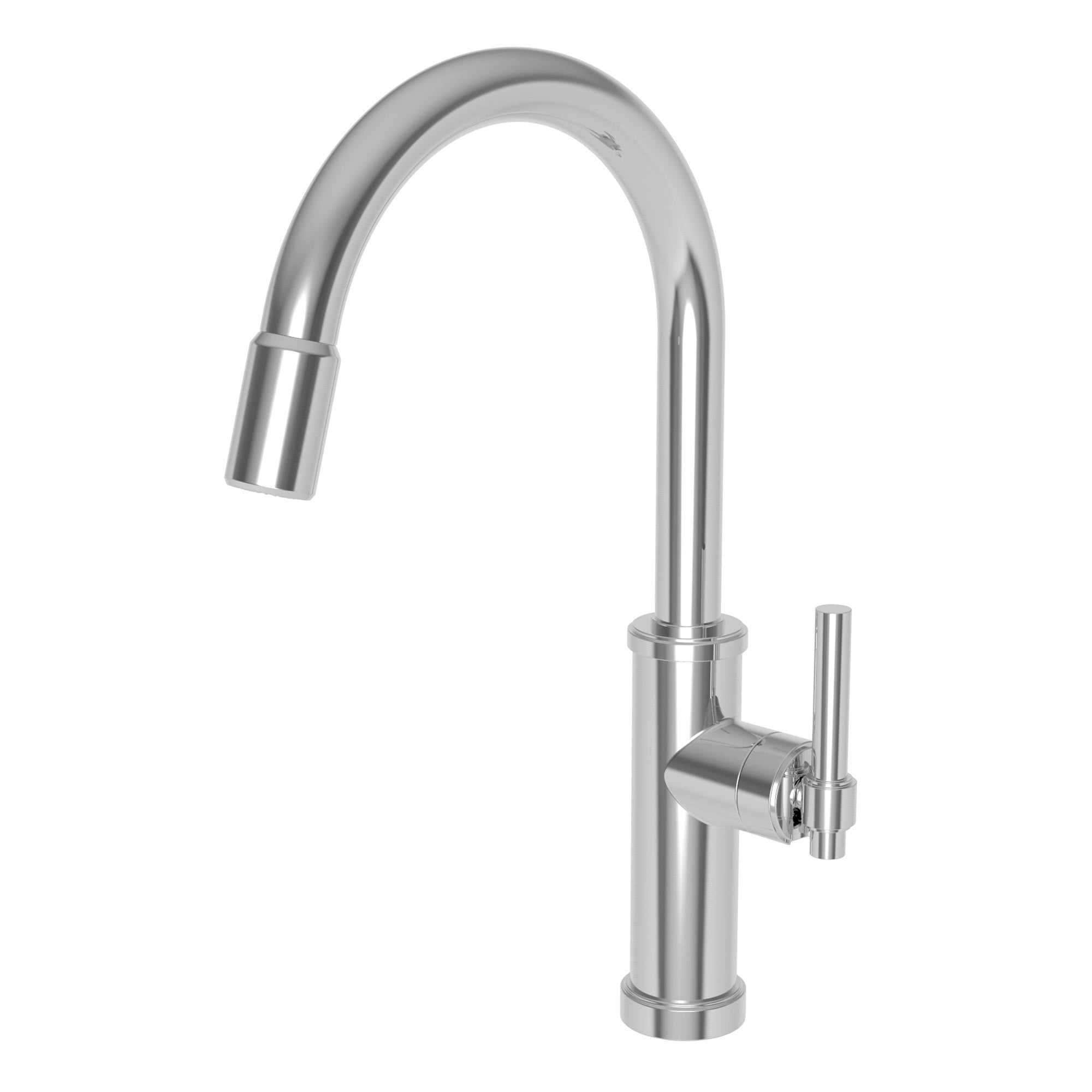 Matte White Pull-Down Kitchen Faucet D13239