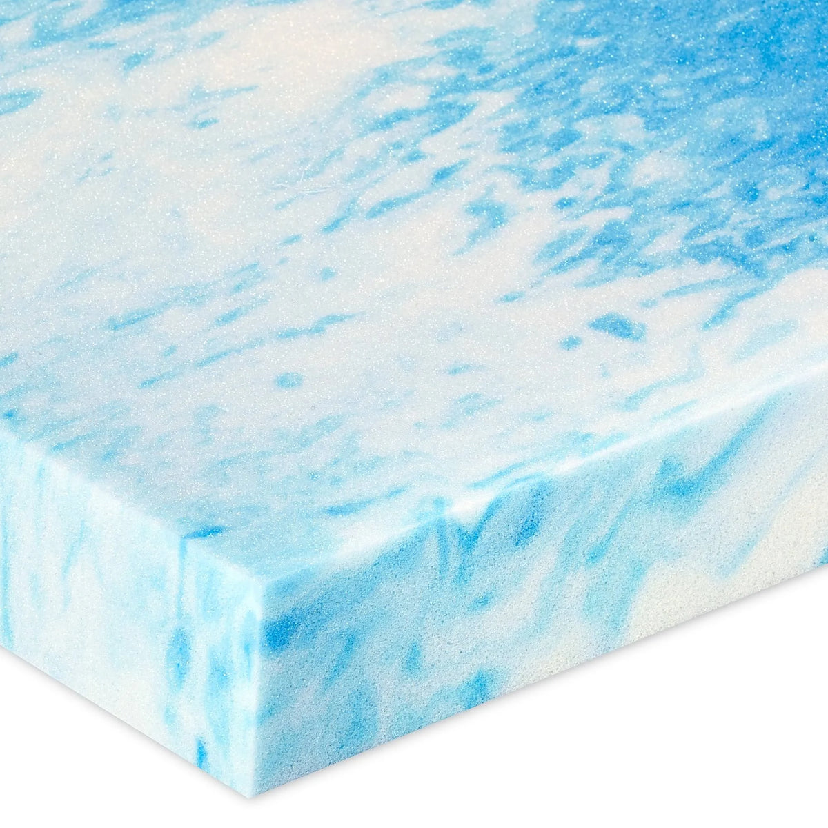 Queen White Memory Foam Mattress Topper N345