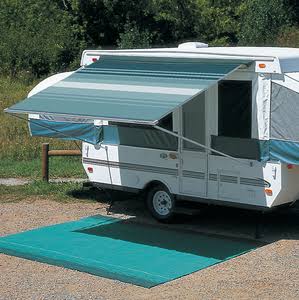 Campout Vinyl Bag Awning Ocean Blue 2.5m C165