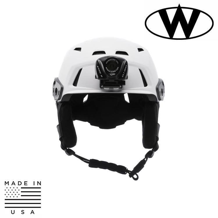 White Gray Ski Search and Rescue Helmet Q892
