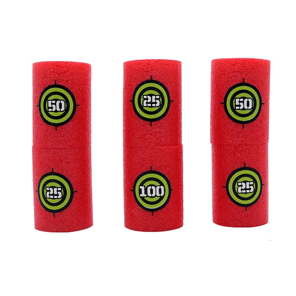 18x EVA Soft Bullet Target Dart Toy M43649