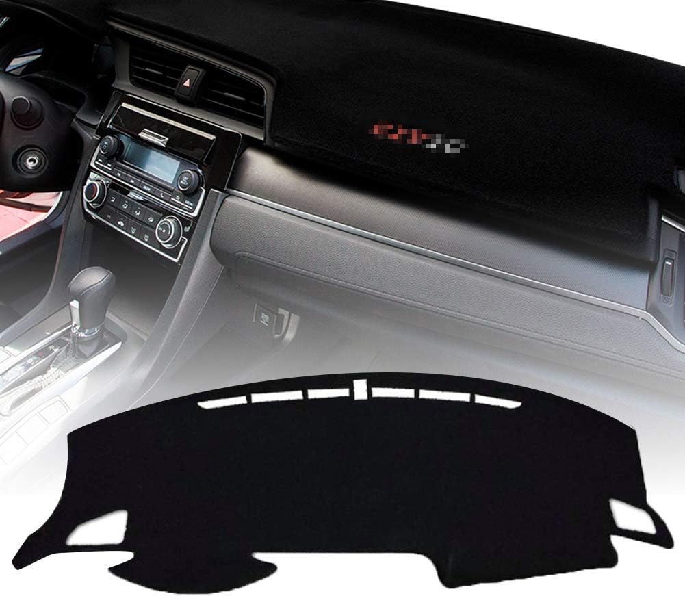 Red Dashboard Cover for Honda Civic Coupe Q122