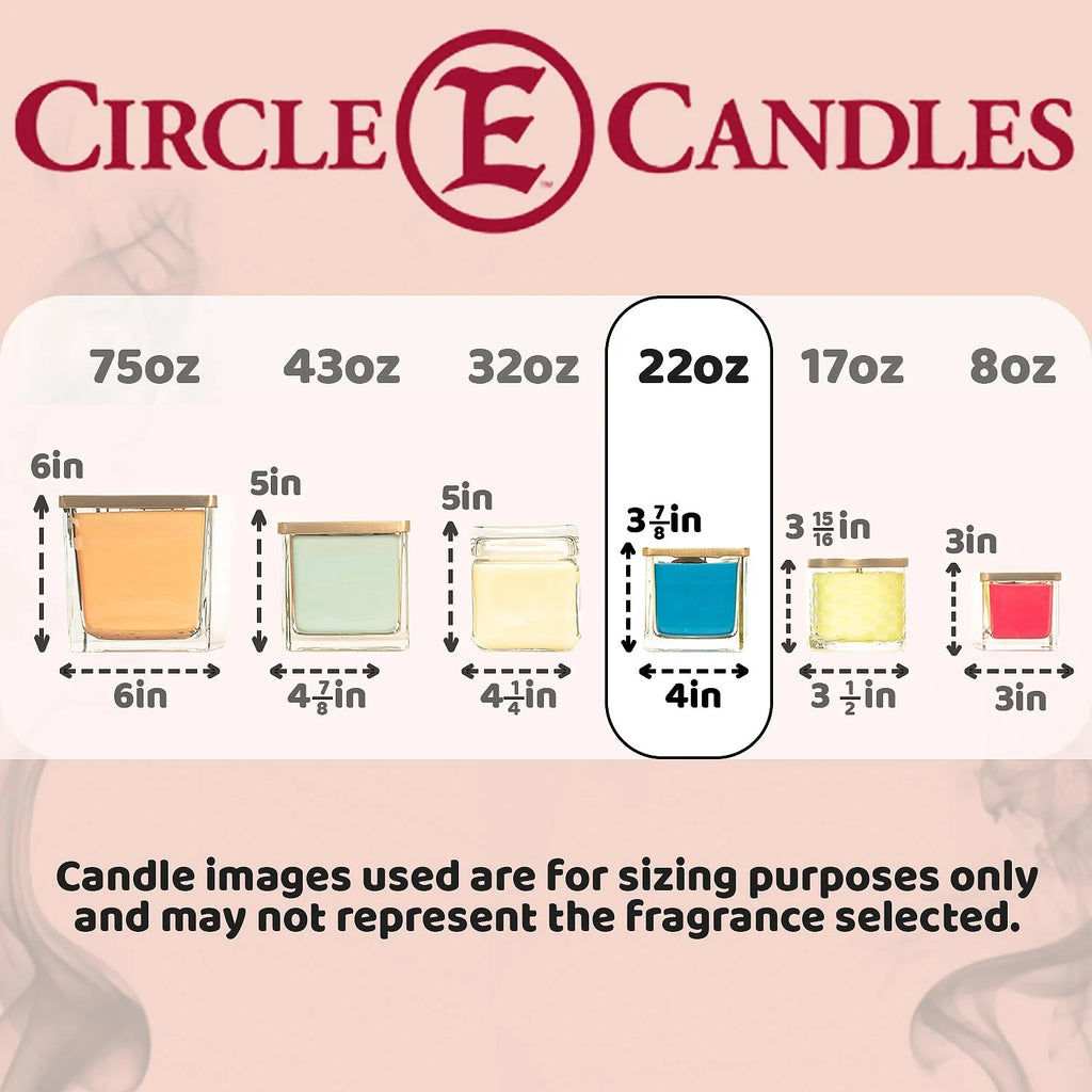 Medium Size Jar Candle, 22oz, 2 Wicks R365