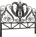 Black Rattan Headboard, California King U742416