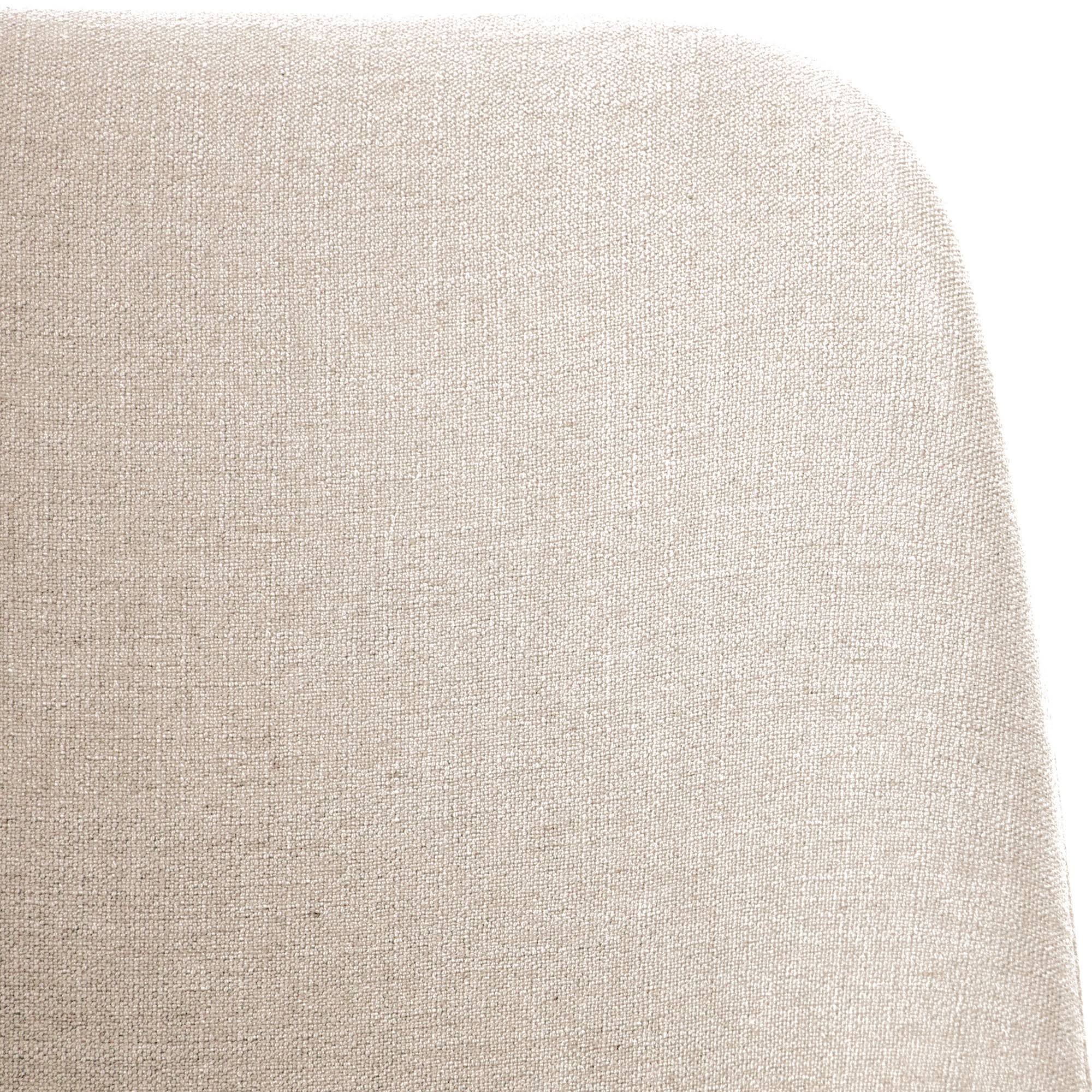 Modern Counter Height Barstool Talc Linen D647