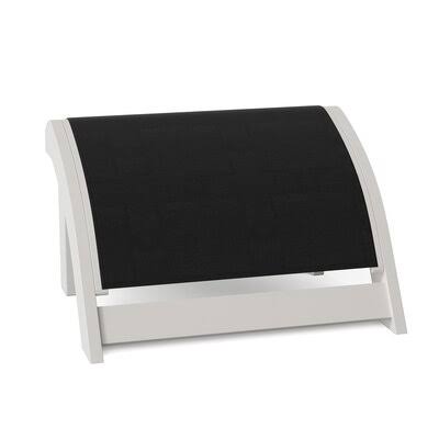 Textured Snow Bristol Ottoman D15780