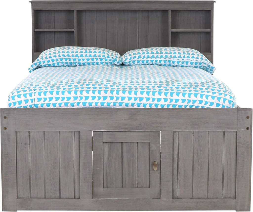 Full Bookcase Bed with 6 Drawers Y4295
