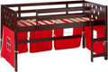 Dark Cappuccino Twin Low Loft Bed S834316