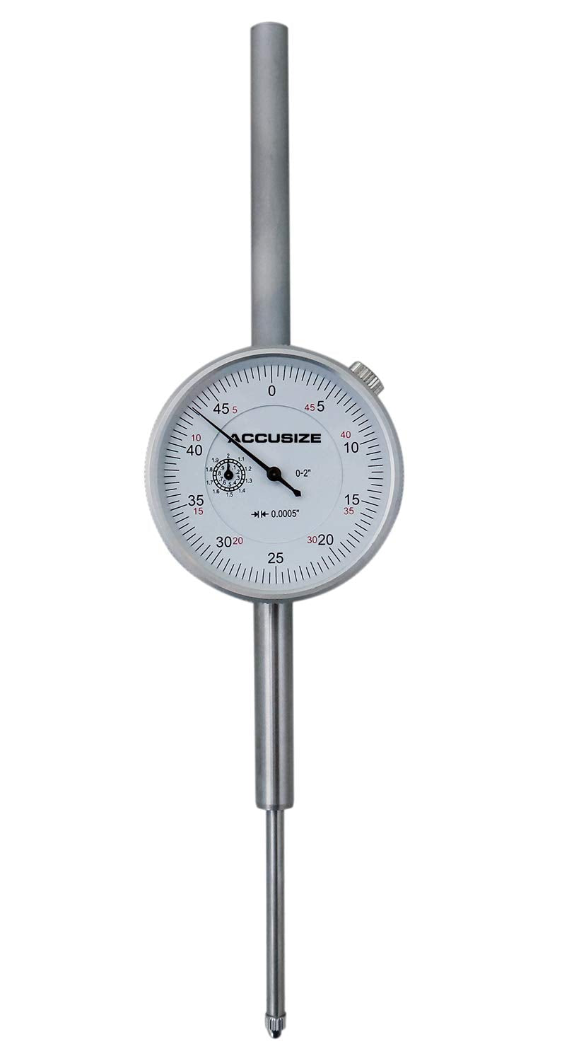 0-2'' by 0.001'' Dial Indicator with 3'' Big Face G25768
