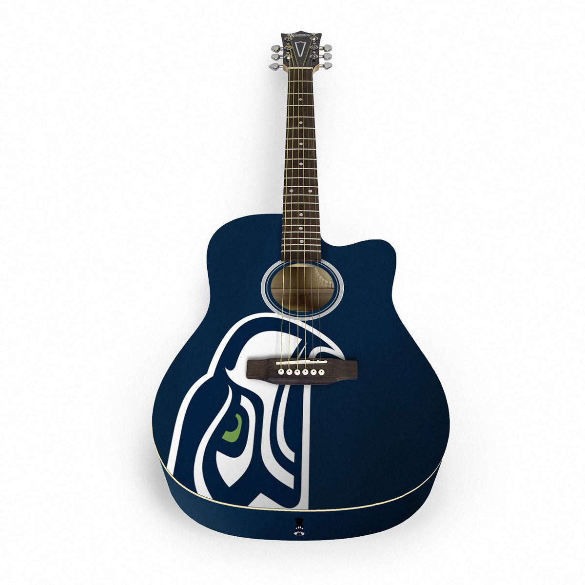 Navy Acoustic Guitar with Case D778335