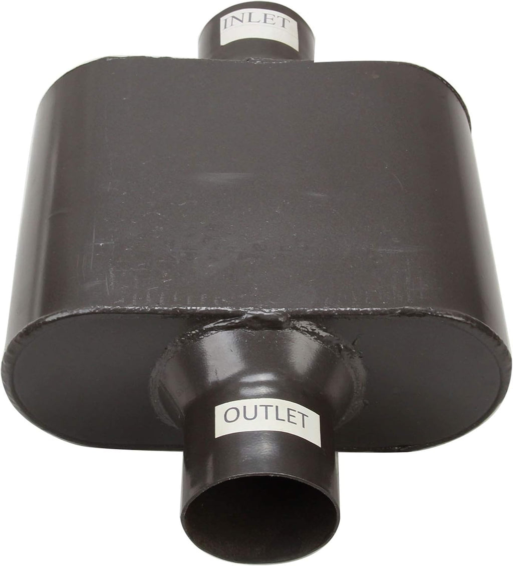 Pair of Single Chamber Race Muffler 2.25" Center/Center Universal Pack of 2 K80137