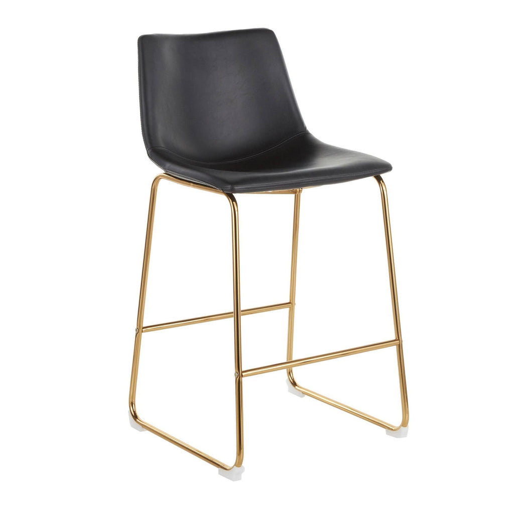 26x22 Counter Stool Black Espresso Set of 2 P739