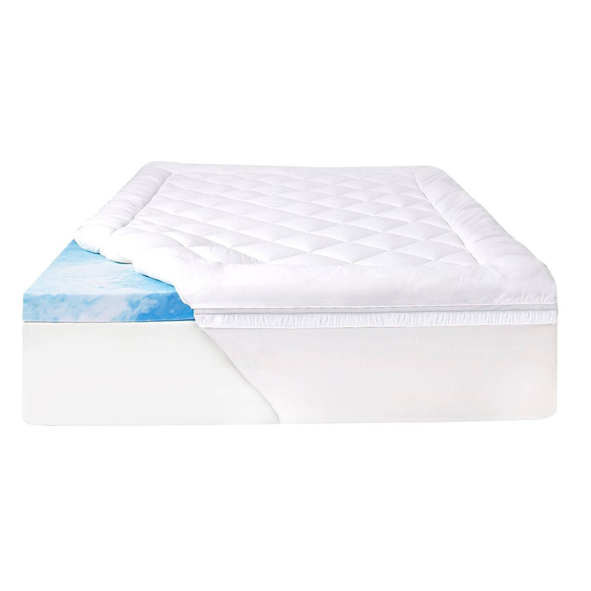 Full Memory Foam Mattress Topper with Cover N41263